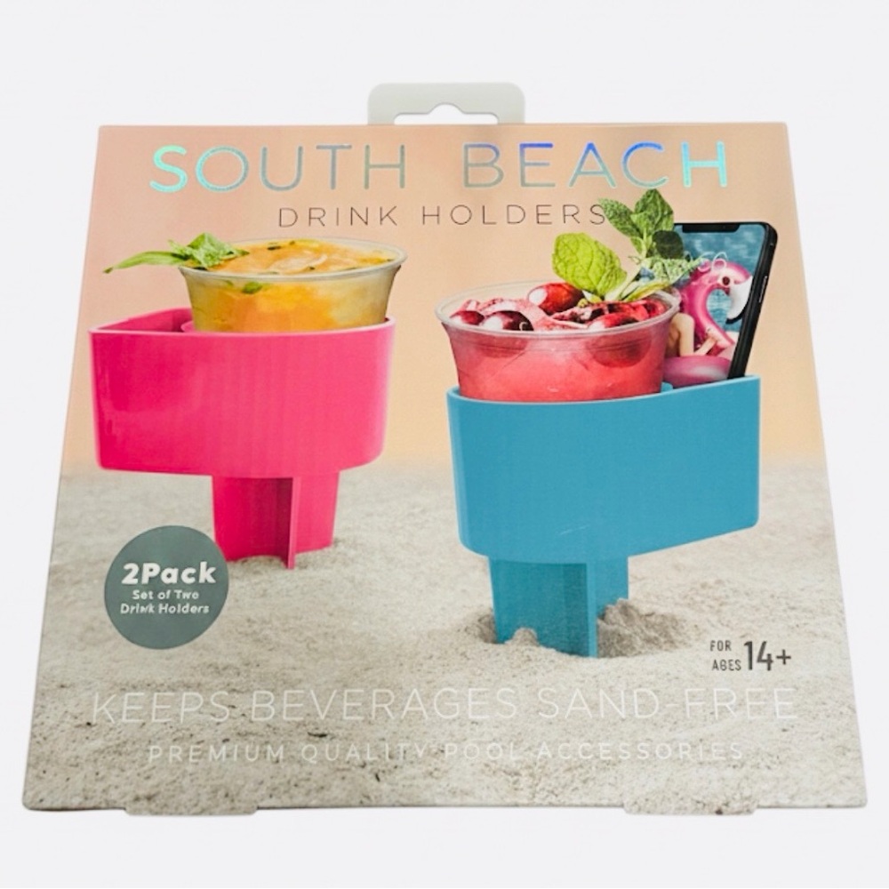 Vibrant Beach Drink Holders Set